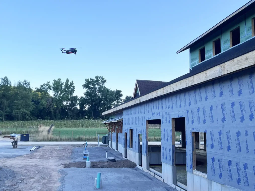 Drone Construction Photos in Finger Lakes, New York
