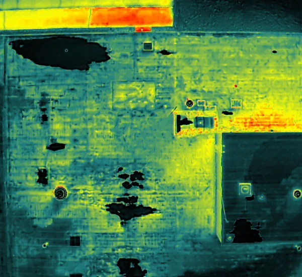 Drone Thermal Flat Roof Inspection in Rochester, New York