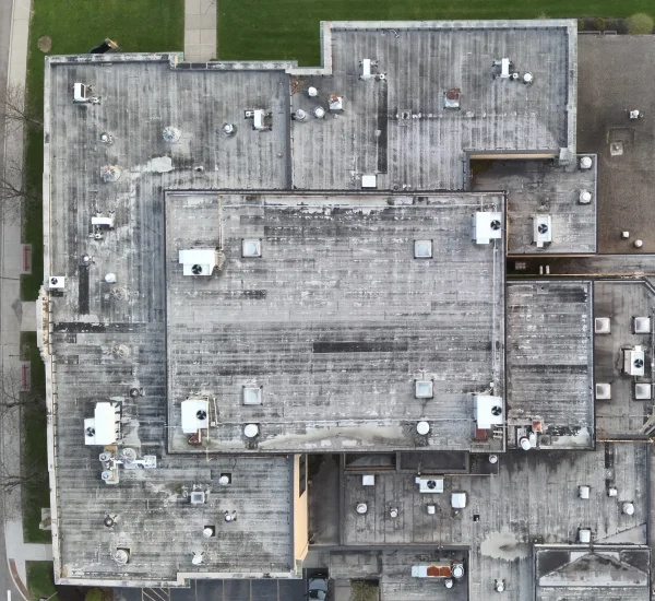 Drone Flat Roof Inspection in Southern Tier, New York