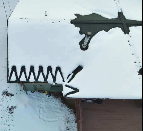 Drone Thermal residential inspection in Binghamton, New York